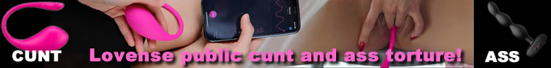 Control Lovense Toys in Public - Scat Slut Celeste